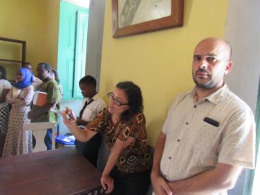 Inauguração da biblioteca pública distrital da Ilha de Moçambique